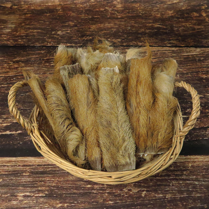 Peau de chevreuil - avec fourrure -